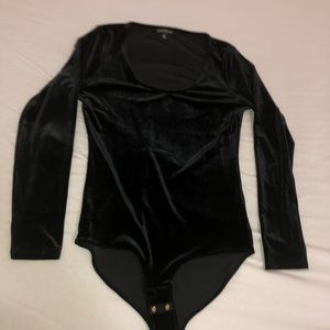 J. Crew Tops - J. Crew Black Velvet Bodysuit J. Crew Tops - J. Crew Black Velvet Bodysuit
